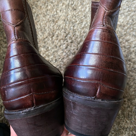 Amazing leather snip toe El Padrino cowboy boots - Picture 11 of 16